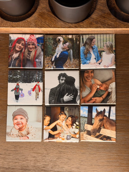 Set of 9 Premium Custom Photo Magnets - #1 Best Seller